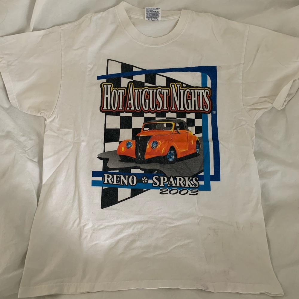 Car graphic t-shirt from 2003 car show